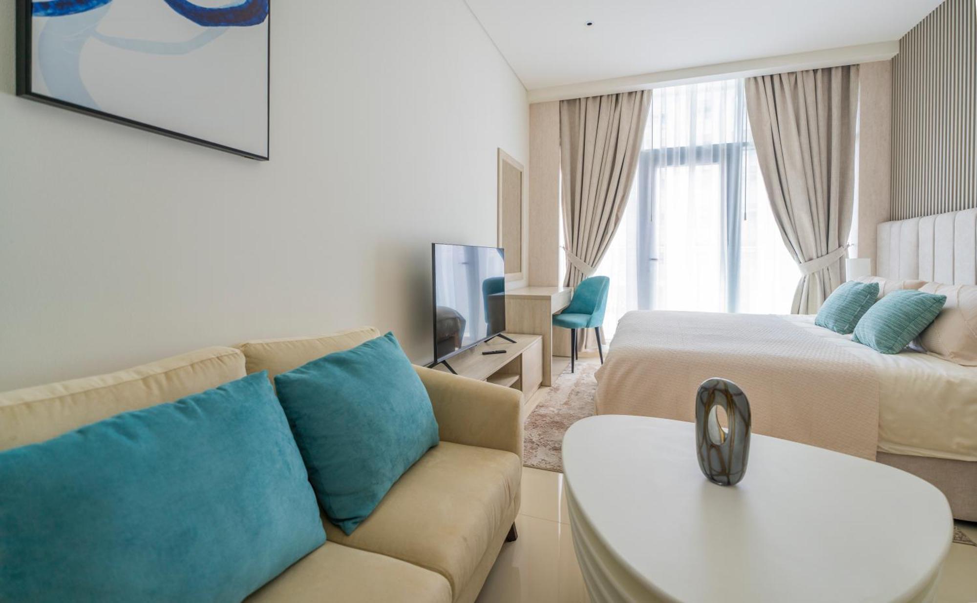 Studio With Pool And Private Beach Access On Palm Jumeirah Dubai Esterno foto