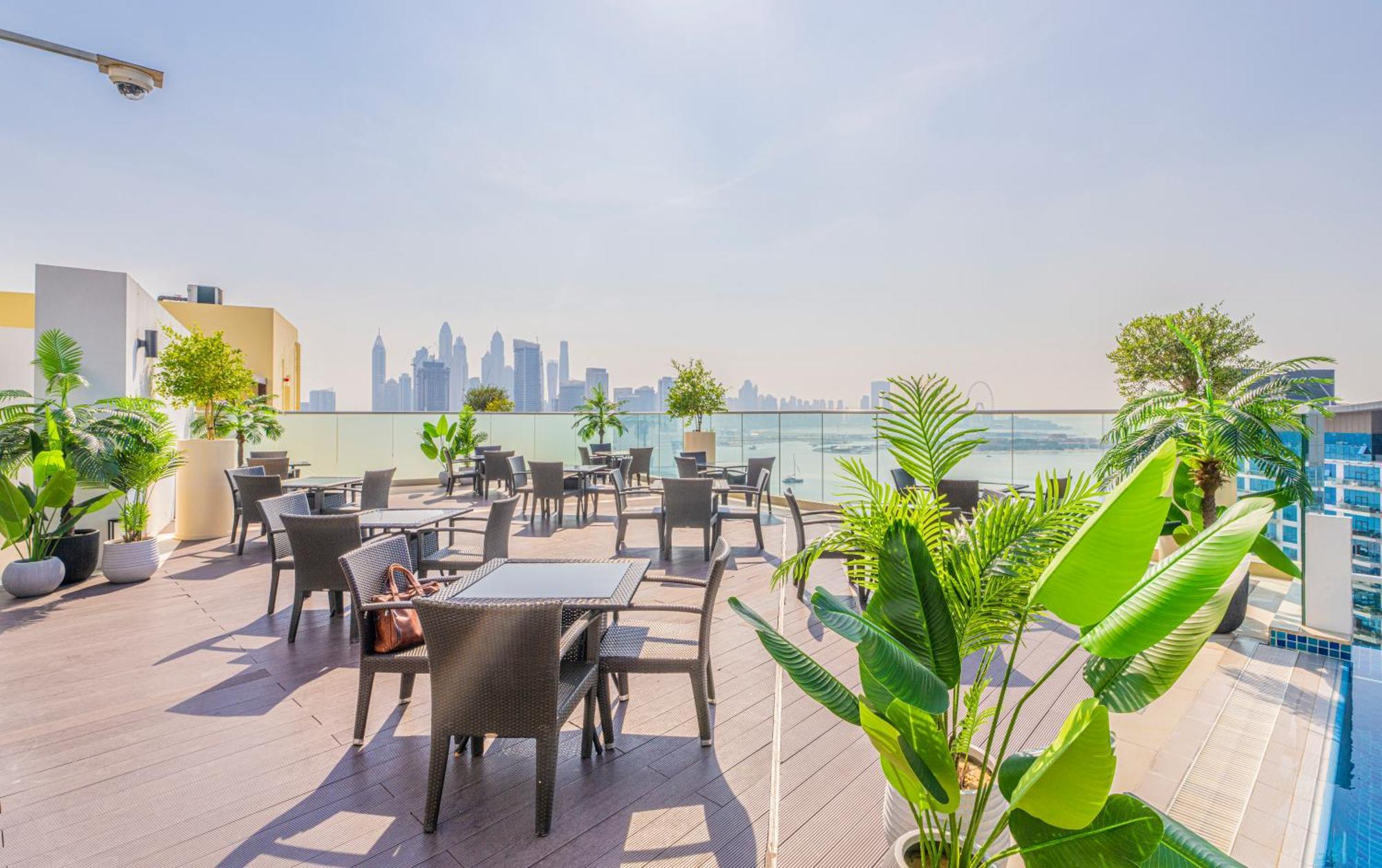 Studio With Pool And Private Beach Access On Palm Jumeirah Dubai Esterno foto