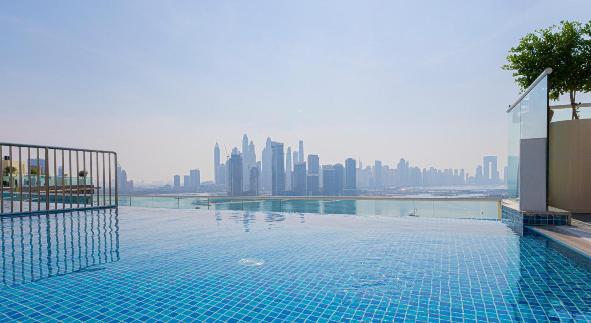 Studio With Pool And Private Beach Access On Palm Jumeirah Dubai Esterno foto
